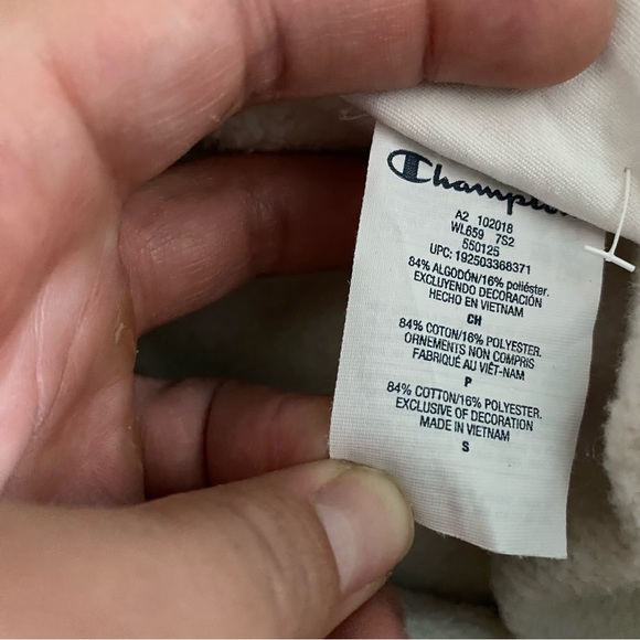 Champion Powerpuff Girls Cream Cropped Hoodie S - Picture 4 of 8